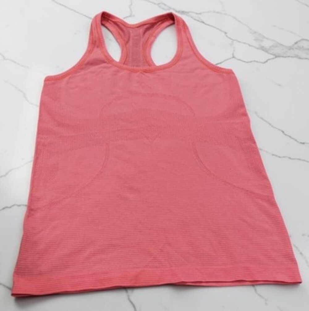 Lululemon Racerback Tank Top Pink Women's 8 Lightweight Activewear
